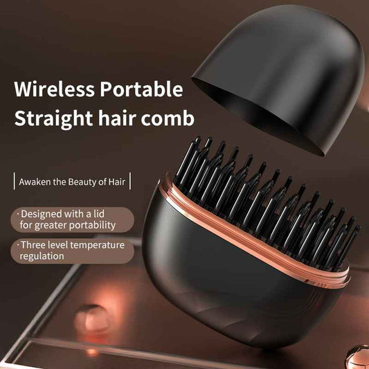 Mini Portable Wireless Hair Straightener