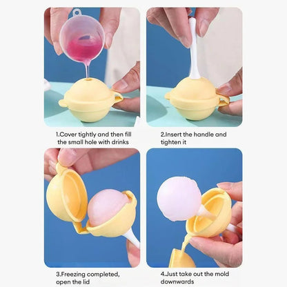 Silicone Lollipop Ice Cream Maker Mould