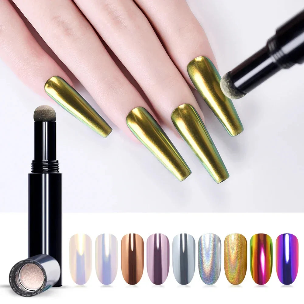 Mirror Effect Nail Art Powder Stick