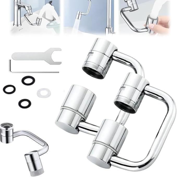 Rotating Faucet Extender Nozzle