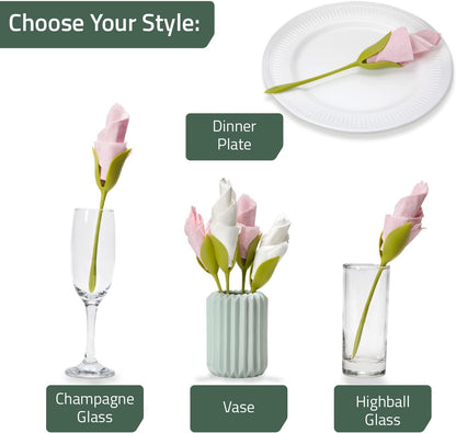 Elegant Floral Napkin Holders For Tables