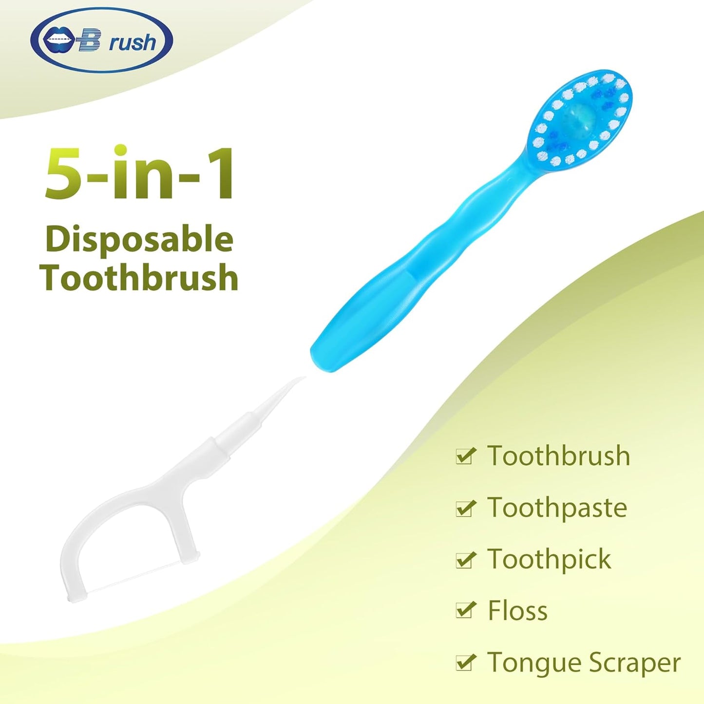 B Rush™ All-in-One Prepasted Toothbrush (3 PCS)