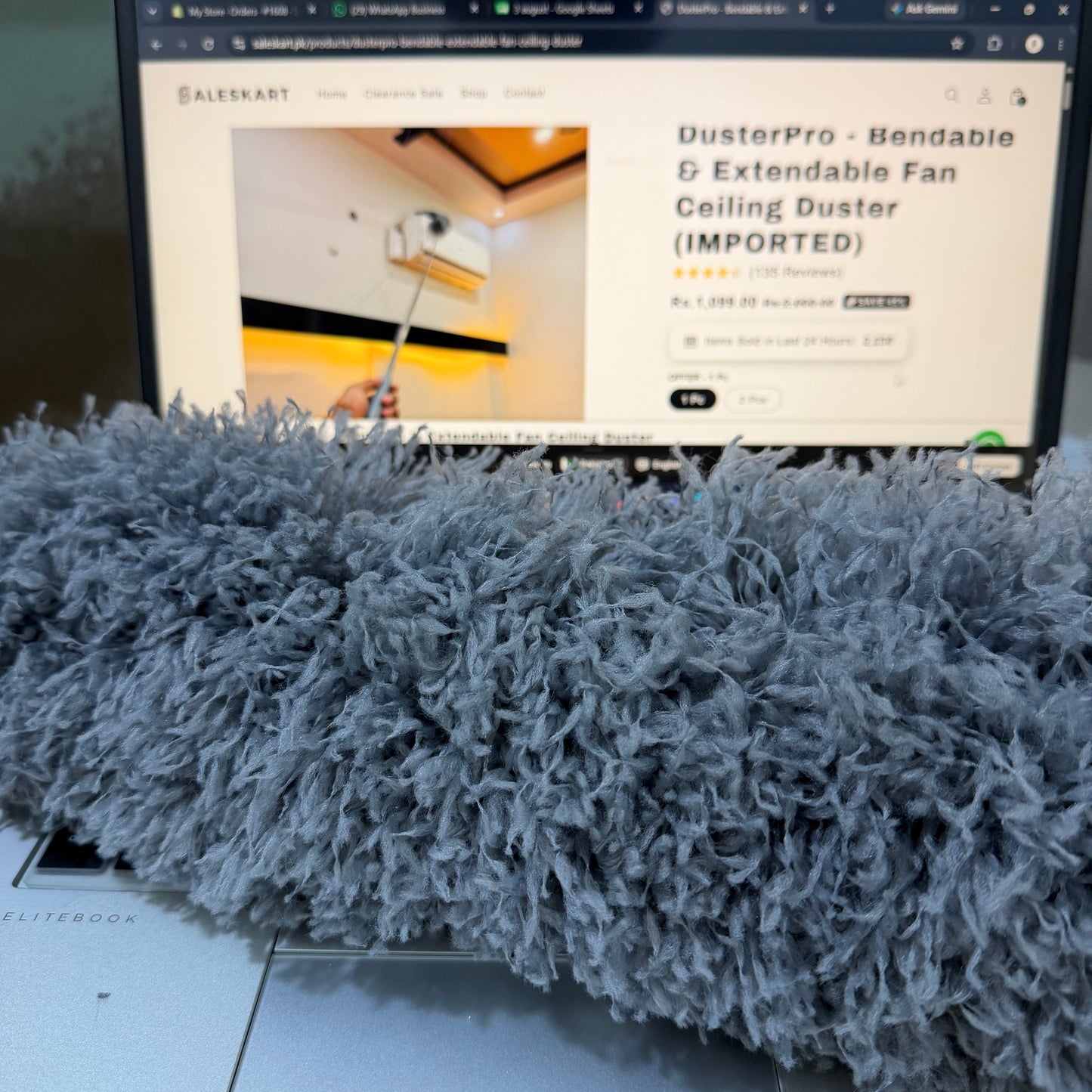 DusterPro - Bendable & Extendable Fan Ceiling Duster (IMPORTED)