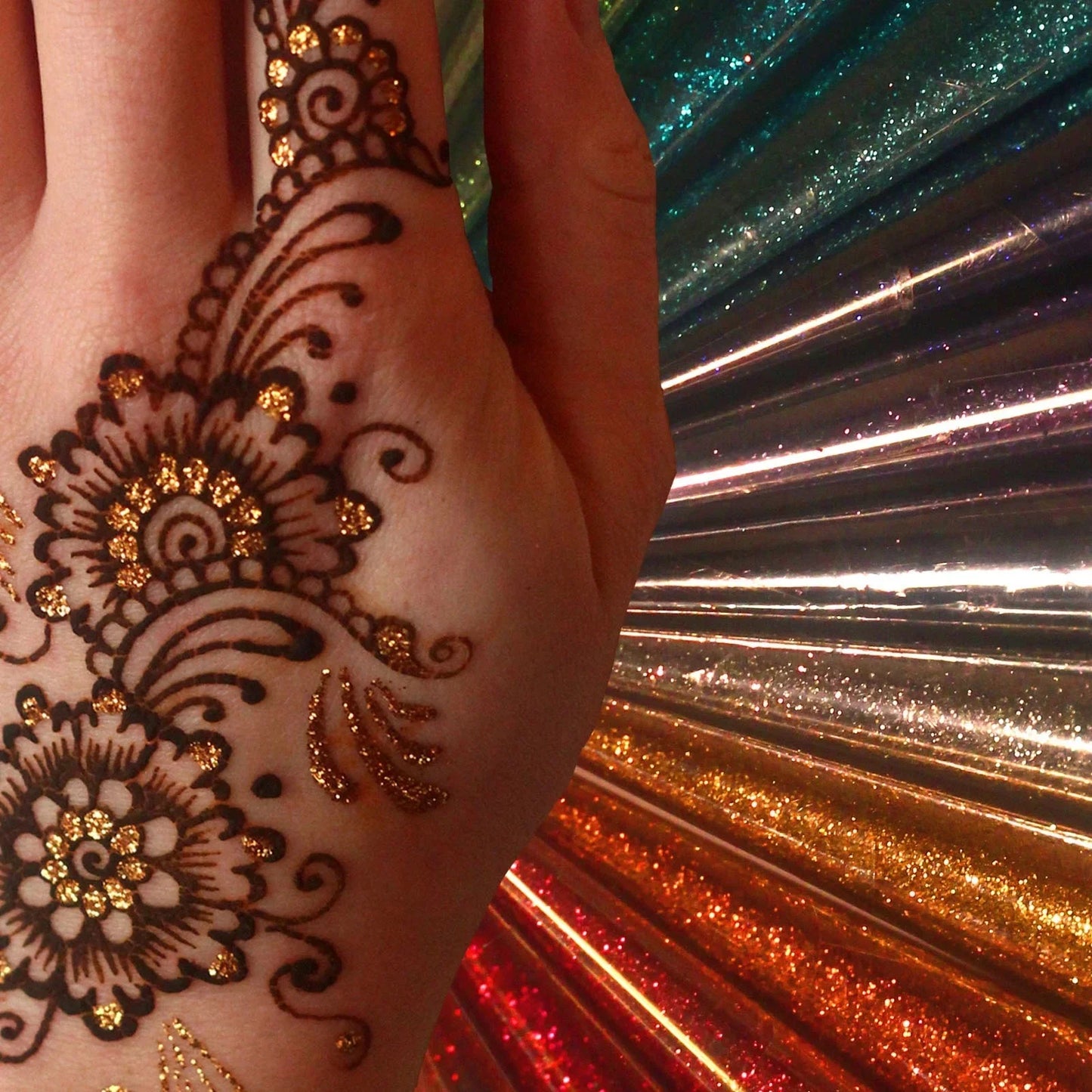 Sparkle Shine Glitter Mehndi Set