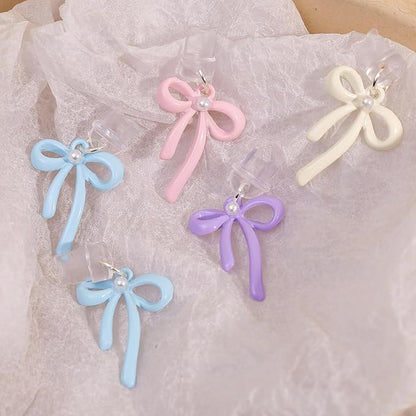 Cute Bowknot Pearl Charging Port Plug- Pack of 2