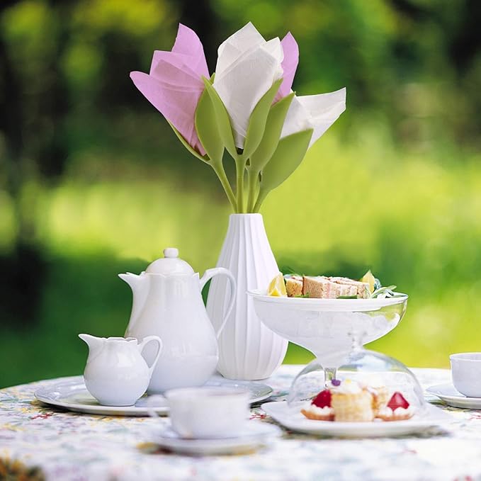 Elegant Floral Napkin Holders For Tables