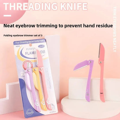Safety Type Folding Eyebrow Trimmer (PACK OF 3)