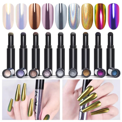 Mirror Effect Nail Art Powder Stick