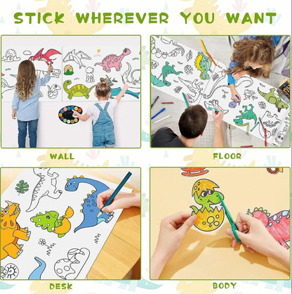 Coloring Paper Roll for Kids