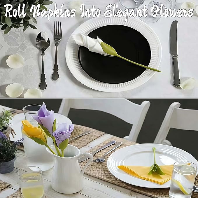 Elegant Floral Napkin Holders For Tables