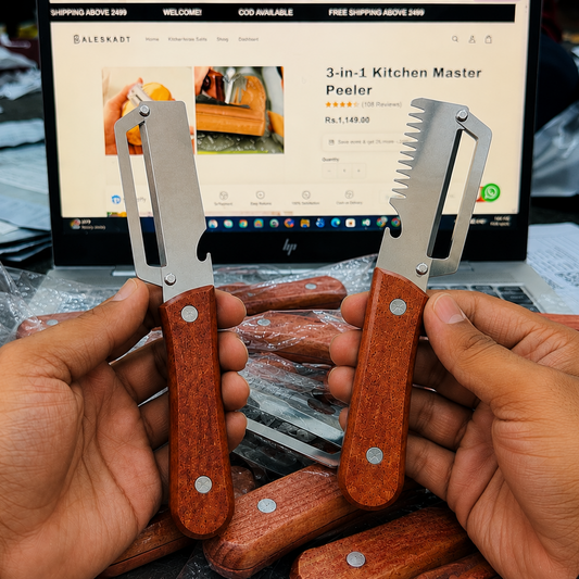 (Buy 1 Get 1 Free) 3-in-1 & 2 in 1 Kitchen Master Peeler (Pack of 2 )