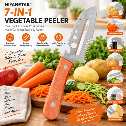 7 in 1 Kitchen Knife Peeler (IMPORTED)
