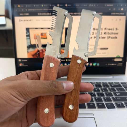 (Buy 1 Get 1 Free) 3-in-1 & 2 in 1 Kitchen Master Peeler (Pack of 2 )