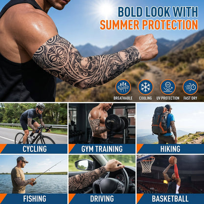 UV Protection Cooling Breathable Arm Sleeves