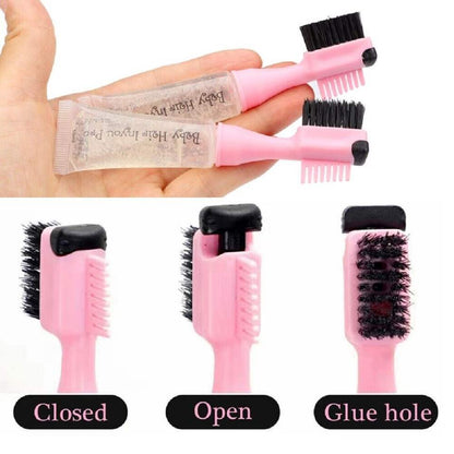 Brush Comb Control Gel Tube Hairdressing Tool