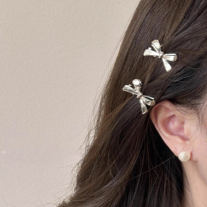 Sweet Cool Personality Bow Hair Clip
