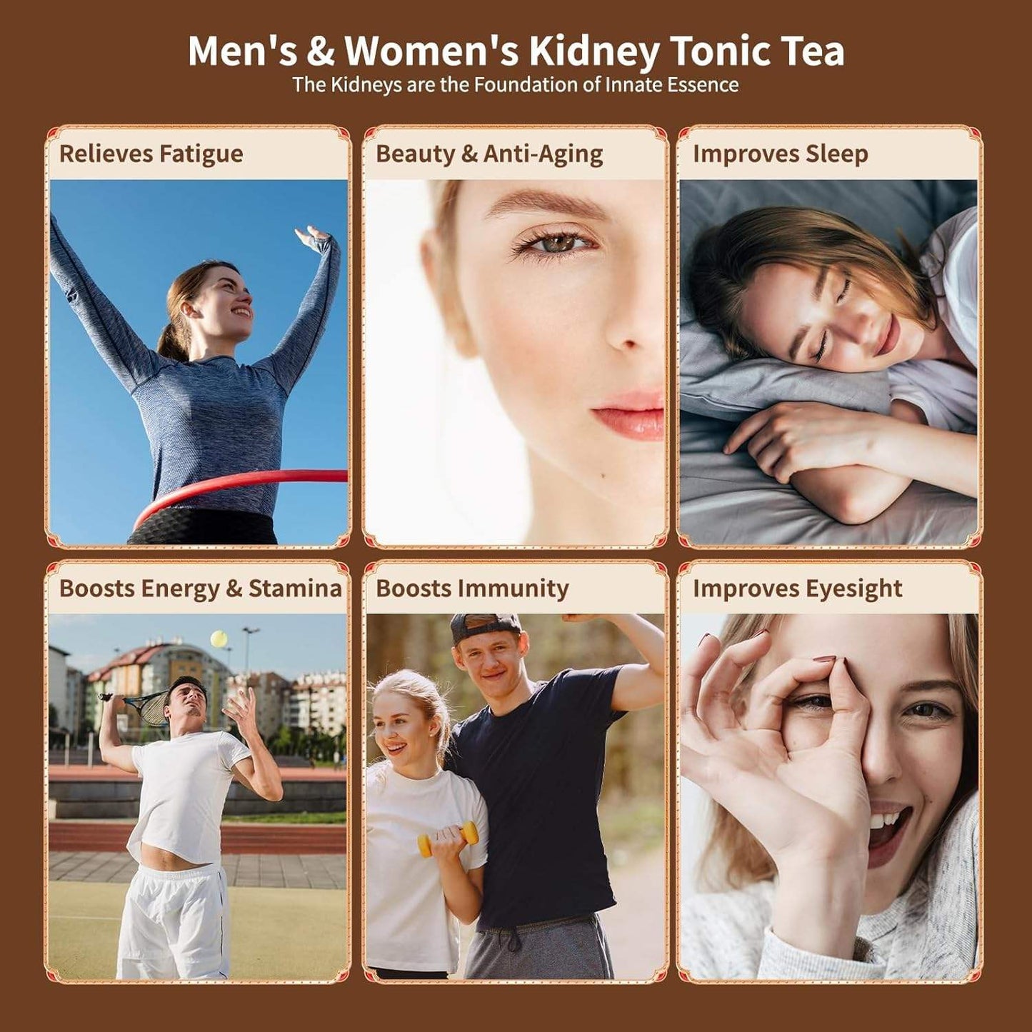 Blended Five Treasure Ginseng Flavor Tea For Men&woman