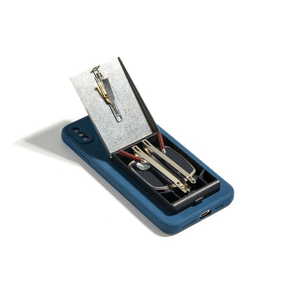 Reading Glasses with Metal Phone Holder