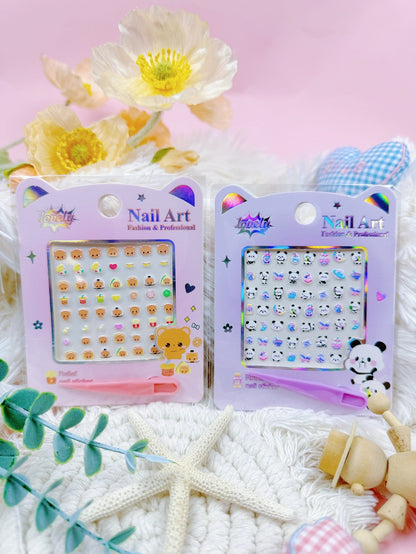 3D Nail Decoration Stickers Children's