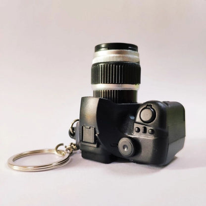 Mini SLR Camera LED Flashlight Keychain