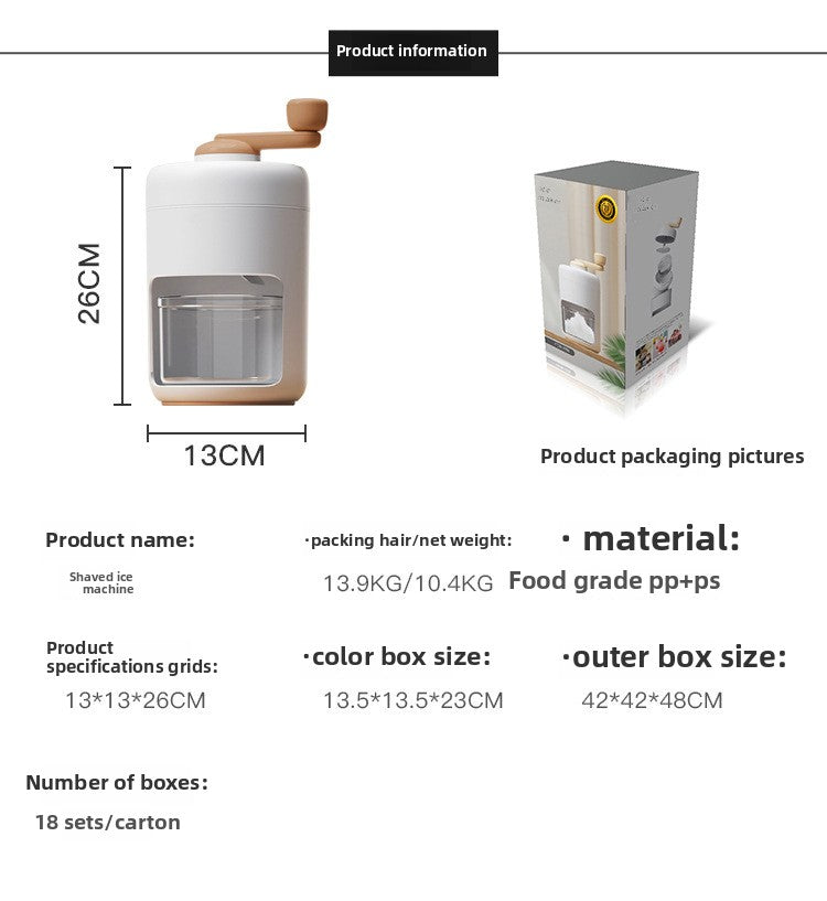 manual ice cream maker
