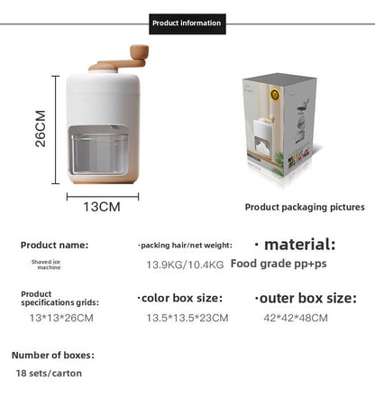 manual ice cream maker