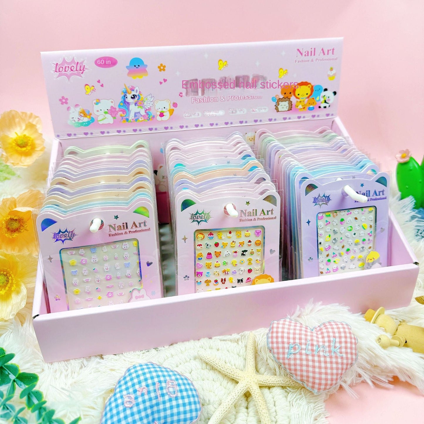 3D Nail Decoration Stickers Children's