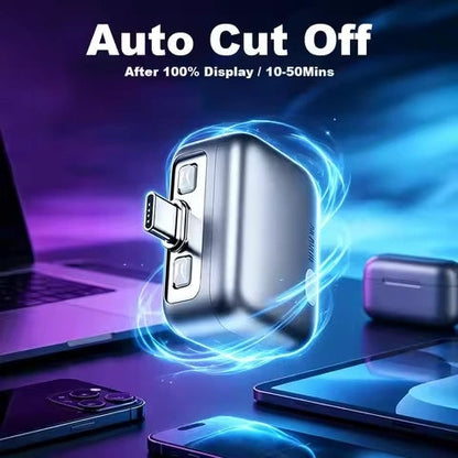 140W Automatic Charging Disconnector USB-C Fast Charging Auto Power Cut Off Adapter for Android, iPhone 15/16, Tablets & Laptops