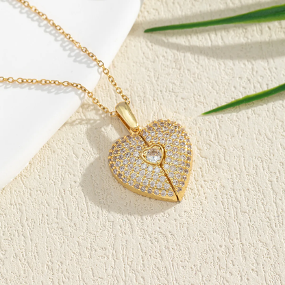 Love Open and Close Creative Necklace
