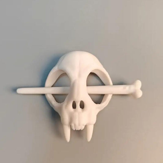 Ghost Skull Hairclip