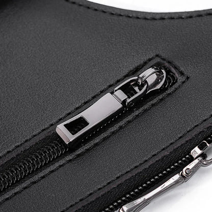 Adjustable Medieval Leather Harness Holster Bag