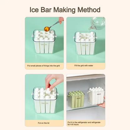 Silicone Popsicle Mold with Lid