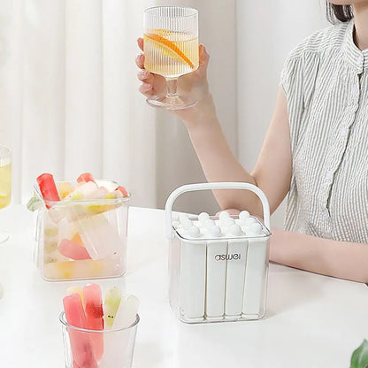 Silicone Popsicle Mold with Lid