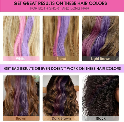 Hair Chalk Comb Temporary Hair Color Dye