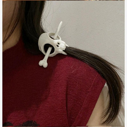 Ghost Skull Hairclip