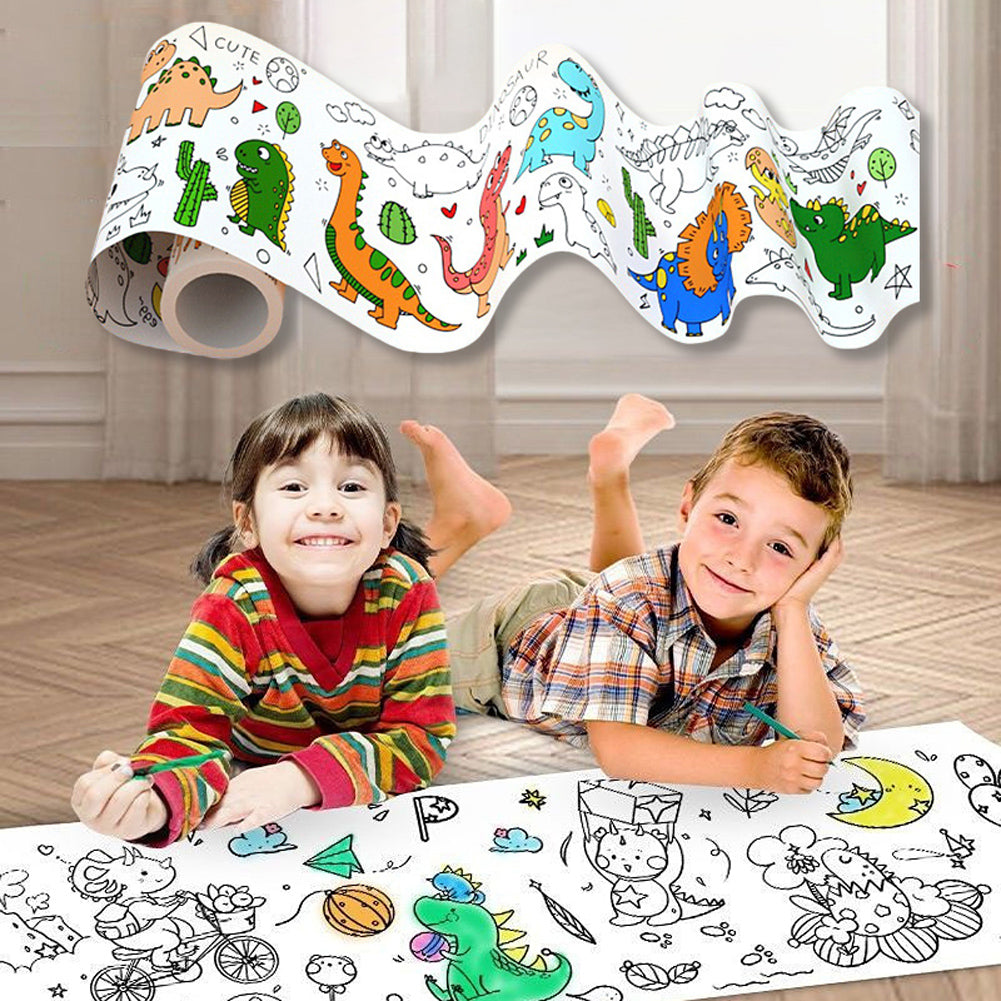 Coloring Paper Roll for Kids