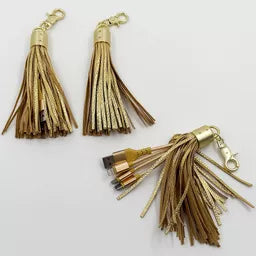 Tassel Keychain Charging Cable