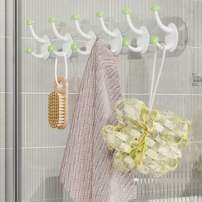 Multifunctional No Drill Six Link Clothes Hook