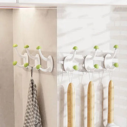 Multifunctional No Drill Six Link Clothes Hook