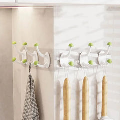 Multifunctional No Drill Six Link Clothes Hook