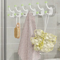 Multifunctional No Drill Six Link Clothes Hook