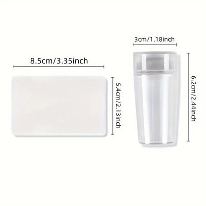 Silicone Nail Art Stamp Set