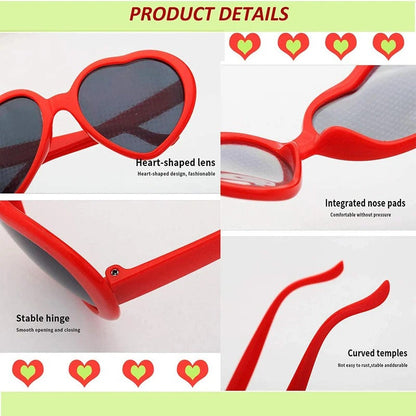 Heart Shaped Effects Glasses Watch The Lights Change To Heart Shape At Night