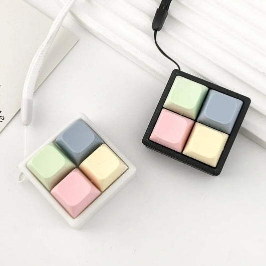 Finger Keyboard Keycap Stress Relief KeyChain