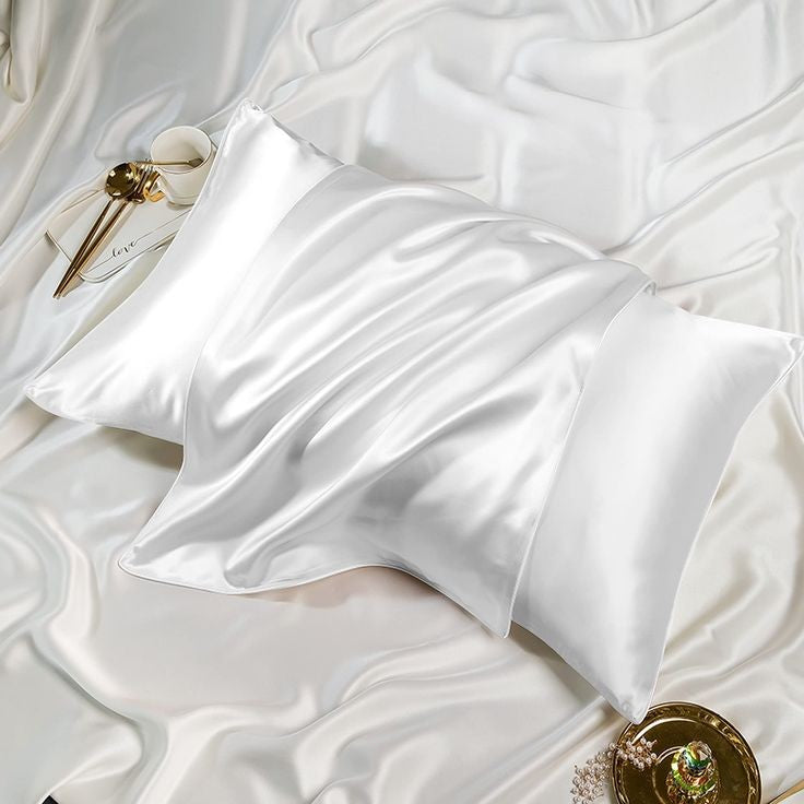 Blissy Silk Pillowcase - 100% Pure Mulberry Silk - Satin Pillow Cover for Hair & Skin