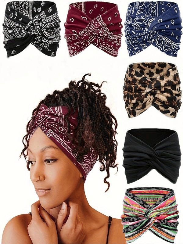 Boho Style & Paisley Print Hair Band
