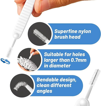10pcs Shower Head Anti-Clogging Cleaning Brush