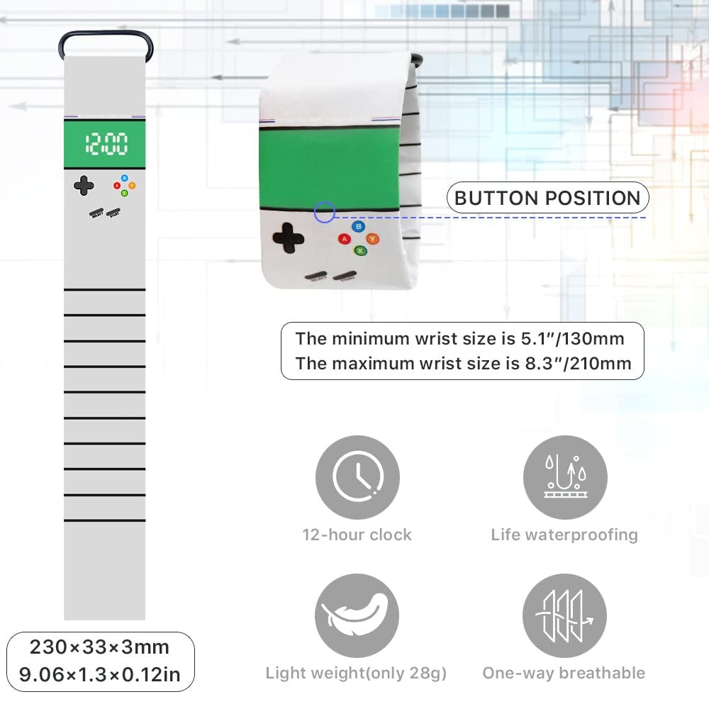 Paper Watch, Creative Digital Magnetic Waterproof Wrist Watch