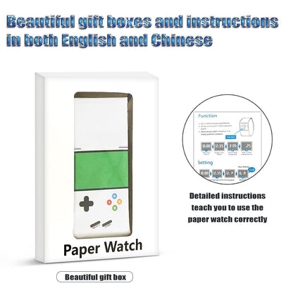Paper Watch, Creative Digital Magnetic Waterproof Wrist Watch