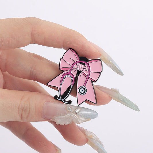 stethoscope enamel pin (PACK OF 2)